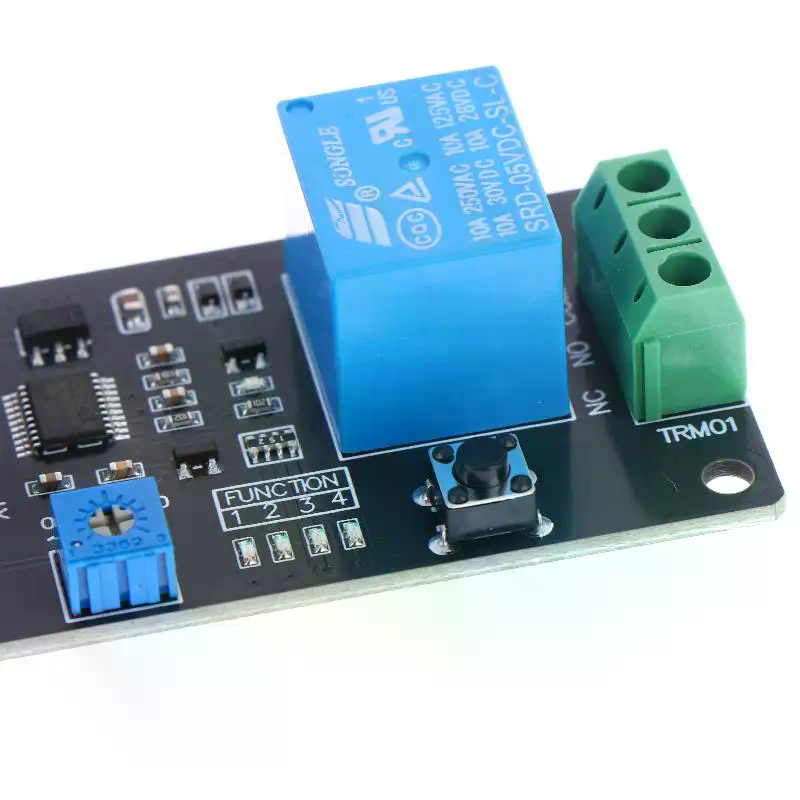 Useful Diy Electronics Projects - Timerrelaismodule Instelbare vertraging Aan/Uit-schakelaar Zelfvergrendelende timingfunctie