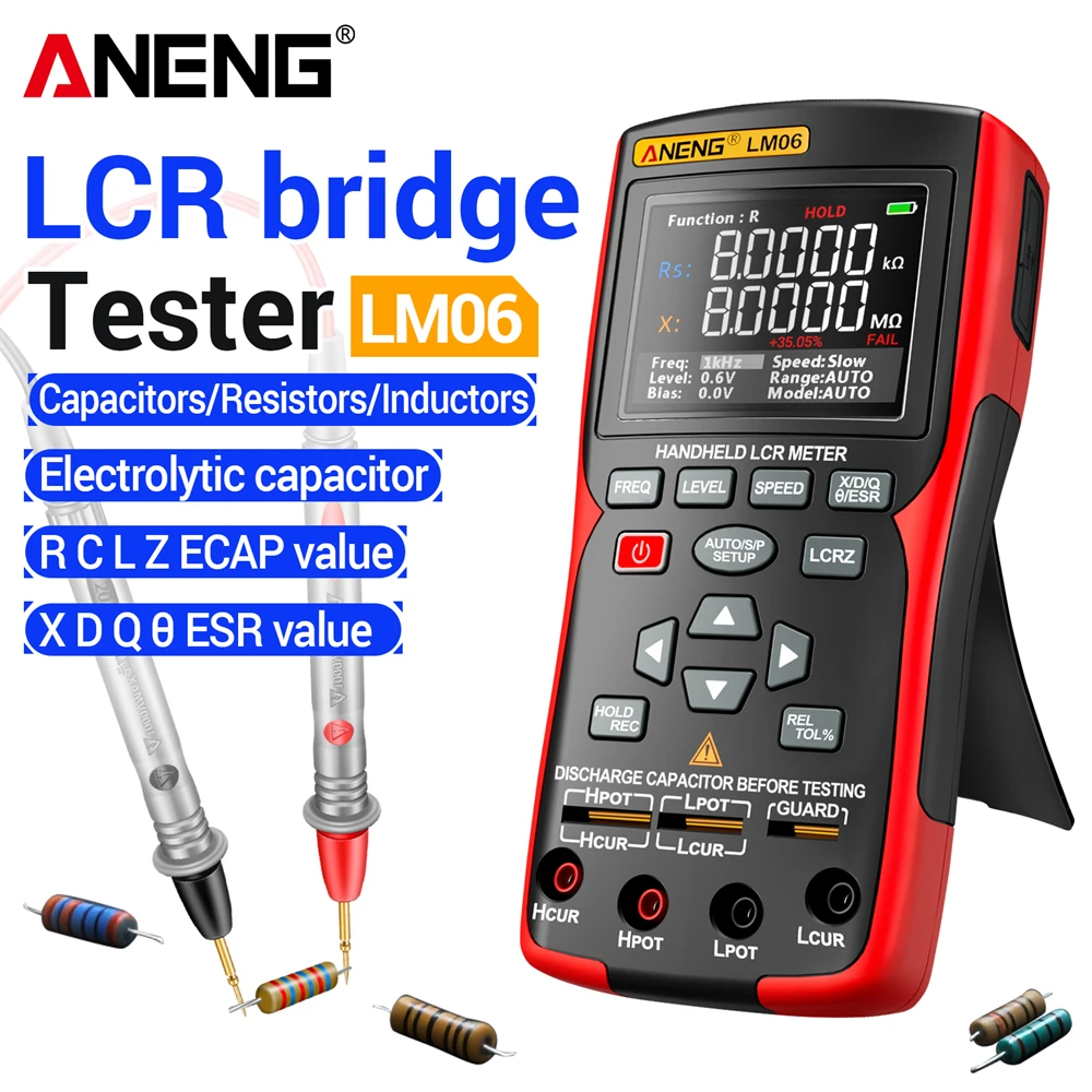Diy Electronics Workshop - LM06 LCR Brugmeter Elektronische ESR Condensator