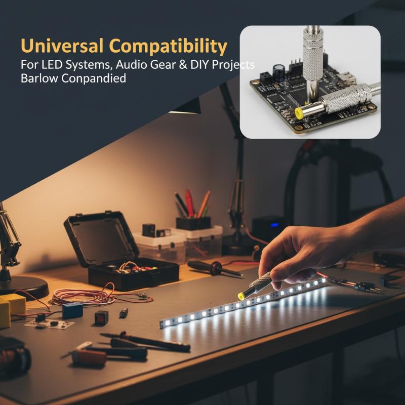 Diy Electronics Workshop - Metalen DC-stekkers Connector 10 stuks 55x21/55x25mm
