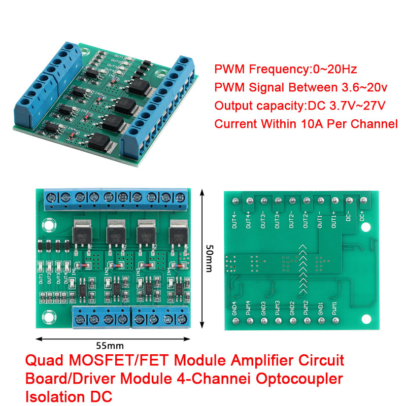 Diy Electronics Motor - MOS FET F5305S 60N03 4-kanaals puls