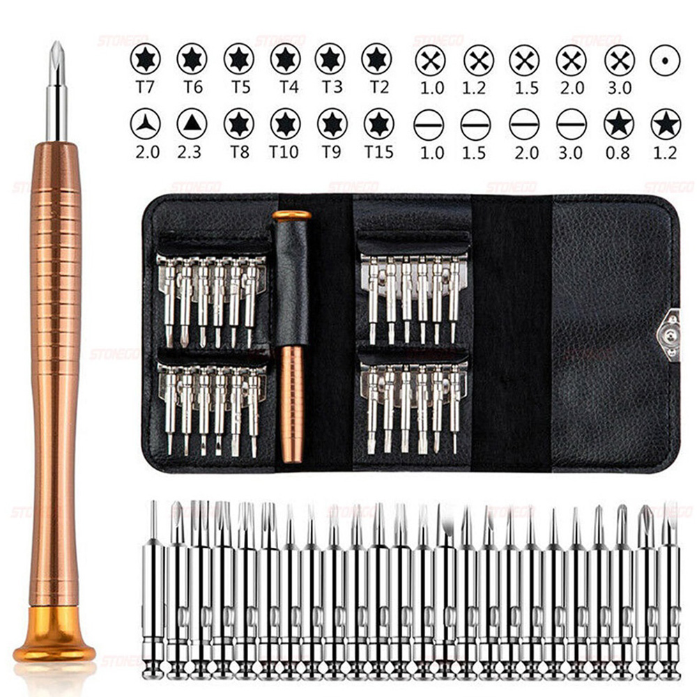 Diy Home Electronics Projects - 25-in-1 precisie schroevendraaierset multifunctionele Torx schroevendraaierbits
