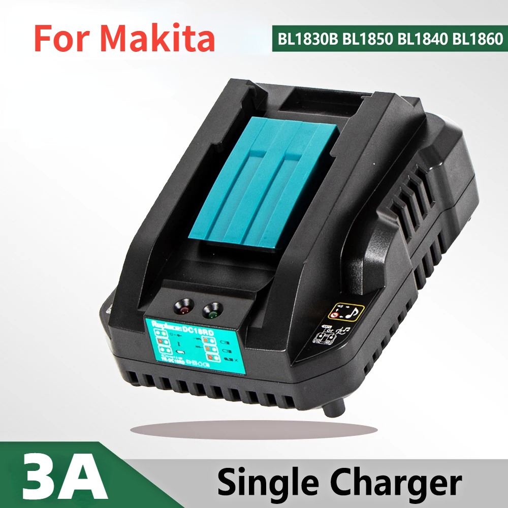 Makita Drill Hp1640 - DC18RC Li-ion Batterij 3A Oplader voor