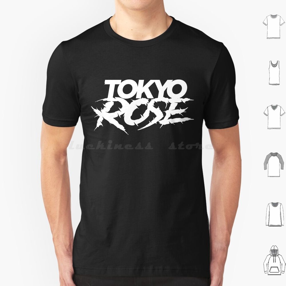 Diy Electronics Logo - Tokyo Rose Wit Logo T-shirt Katoen