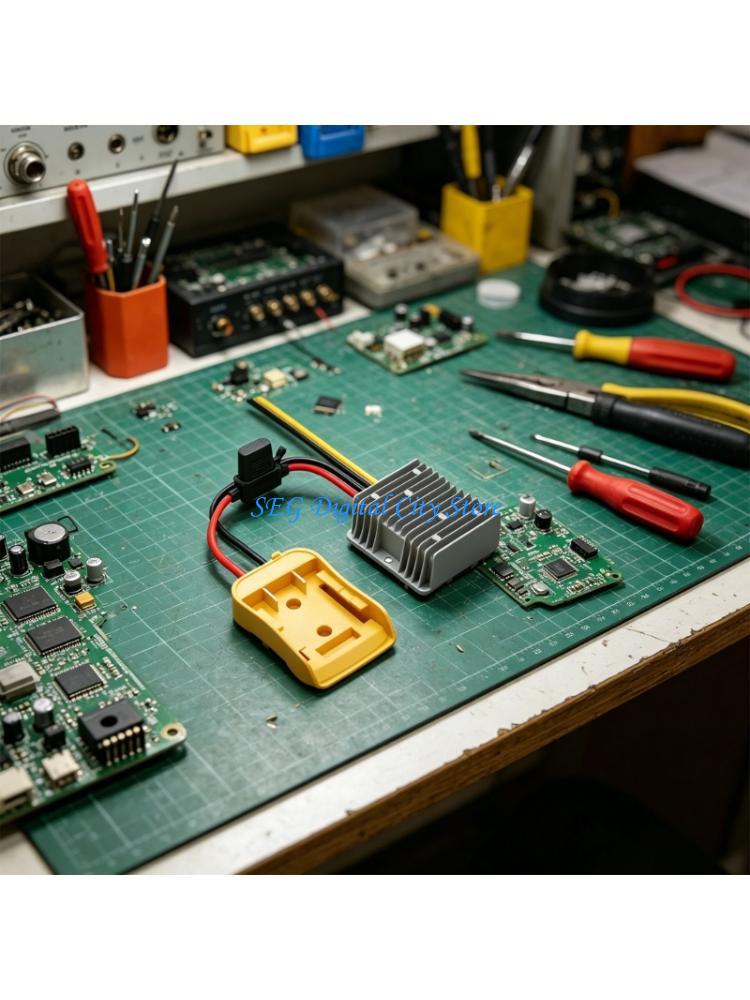 Diy Electronics Bench - U75B Batterijadapter Stroomomvormermodule voor doe-het-zelf 12V-setups,