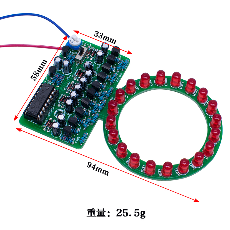 CD4017 Ring Gradient LED Flowi - Diy Electronics Projects For Students recensie en prijs