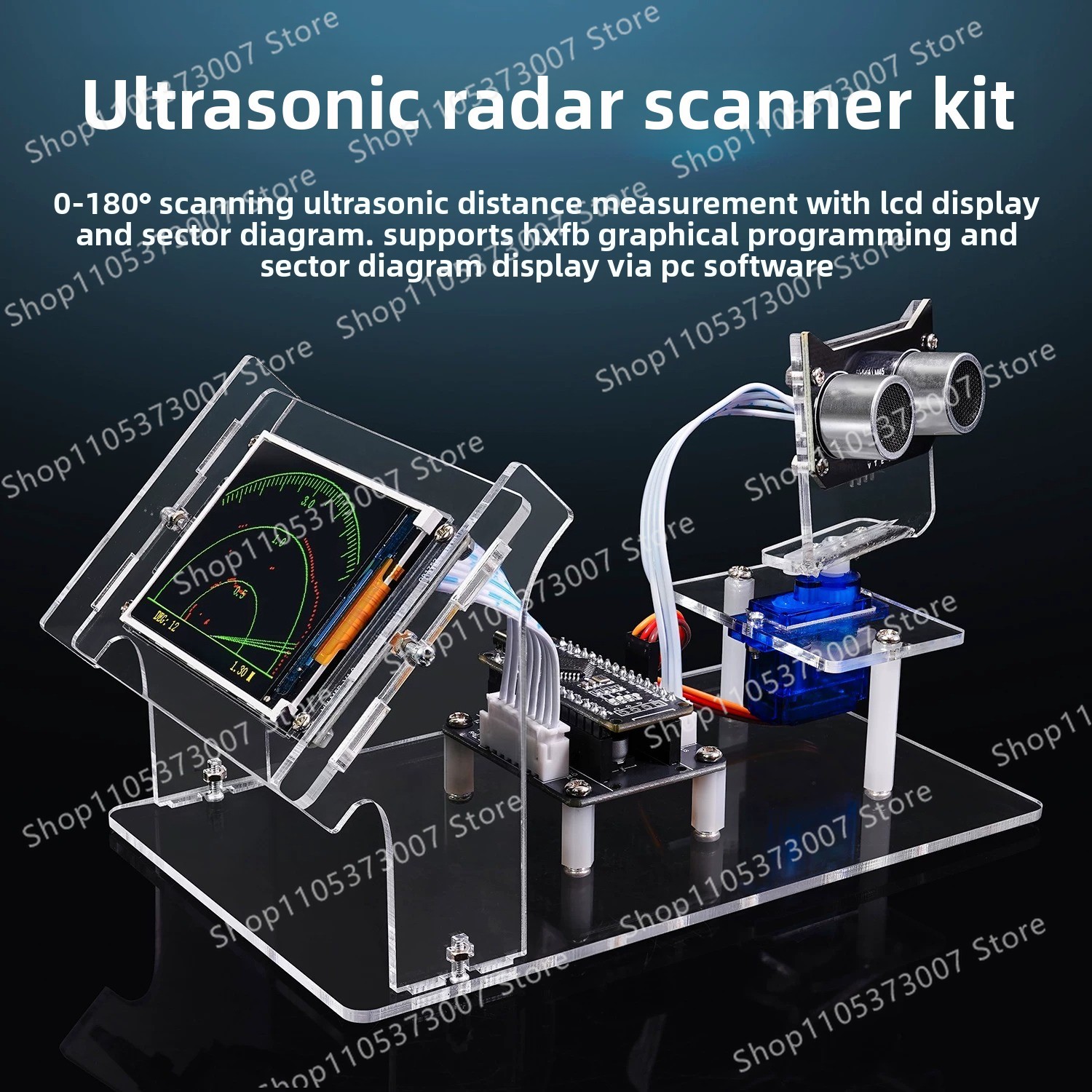 Analoge ultrasone radarscanner - Diy Analog Electronics recensie en prijs