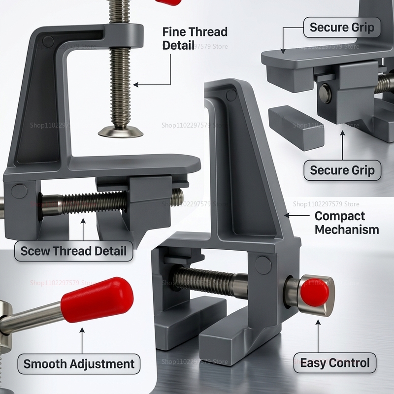 Aluminium mini-tafelbankschroe - Diy Electronics Bench recensie en prijs