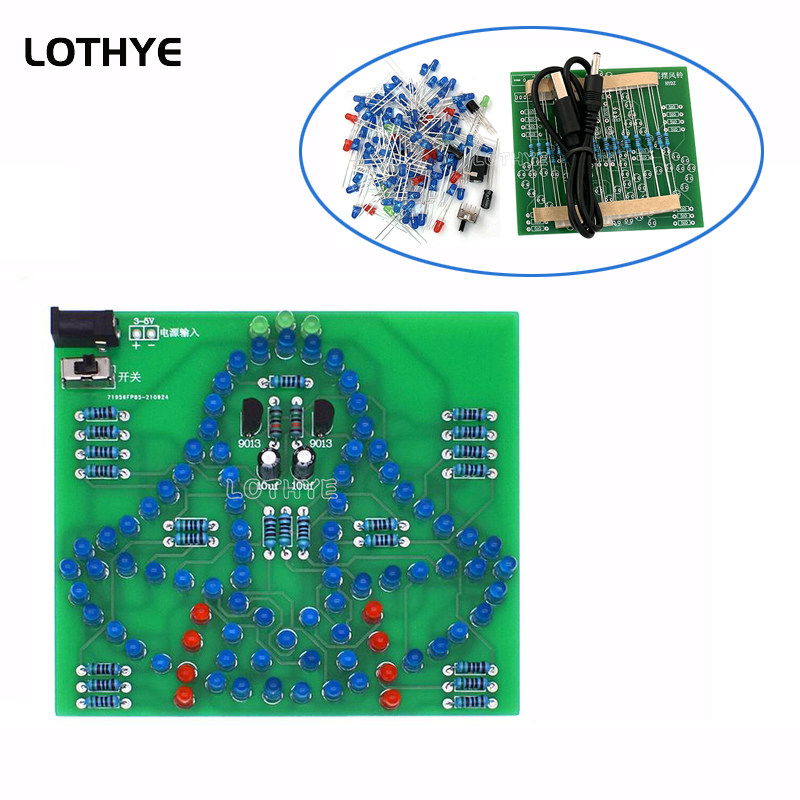 DC 3-5V LED-licht Swing Windgo - Diy Analog Electronics recensie en prijs