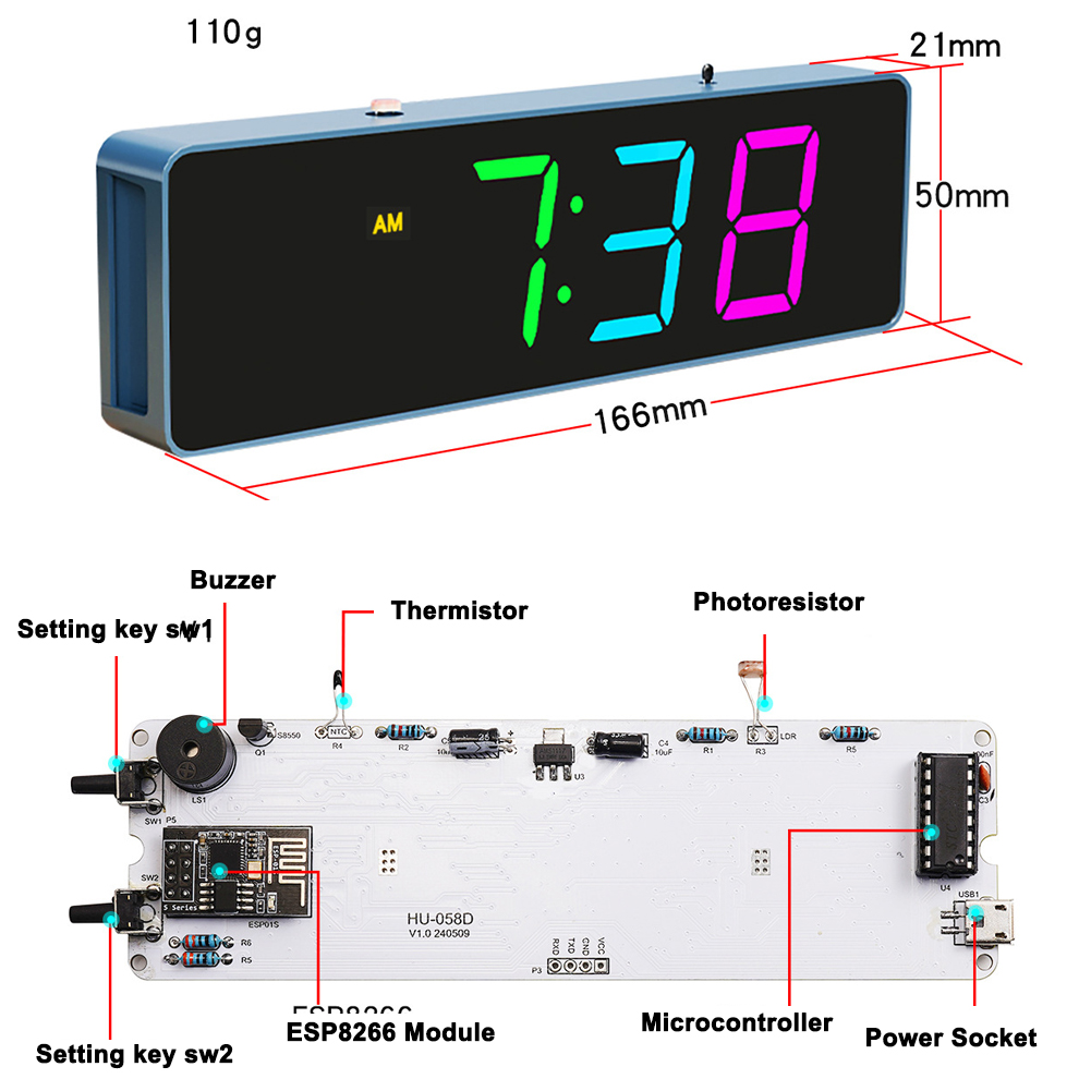 Esp8266 Iot Kleurrijke Wifi Kl - Diy Home Electronics Projects recensie en prijs