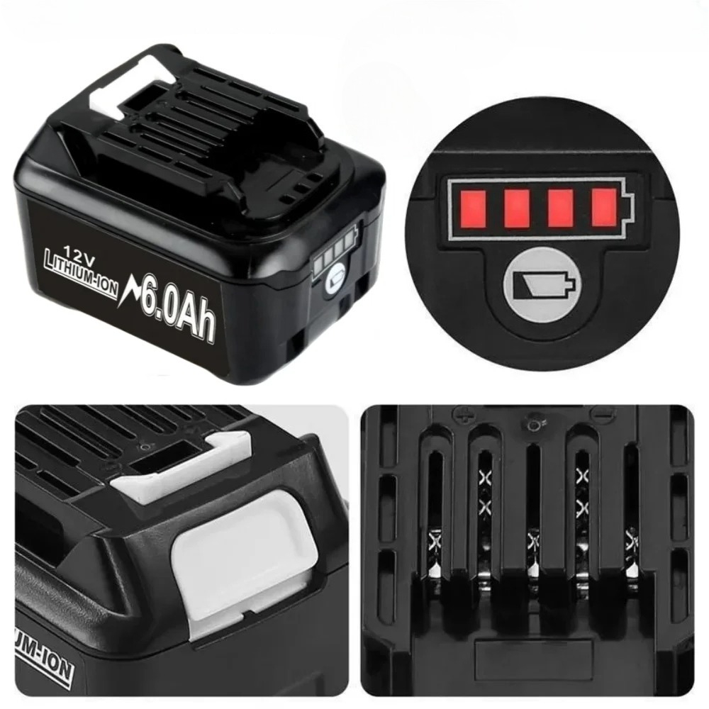 10,8 V/12 V 4000 mAh/6000 mAh  - Makita Drill Hp1640 recensie en prijs