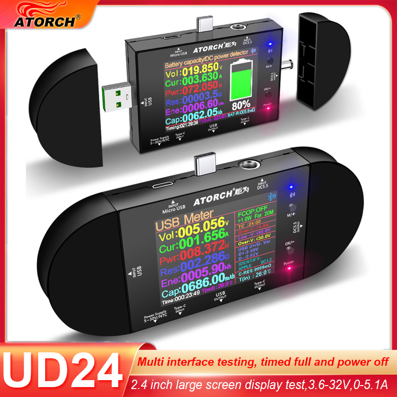 UD24 2.4'inch USB Tester DC5.5 - Logic Analyzer Usb recensie en prijs