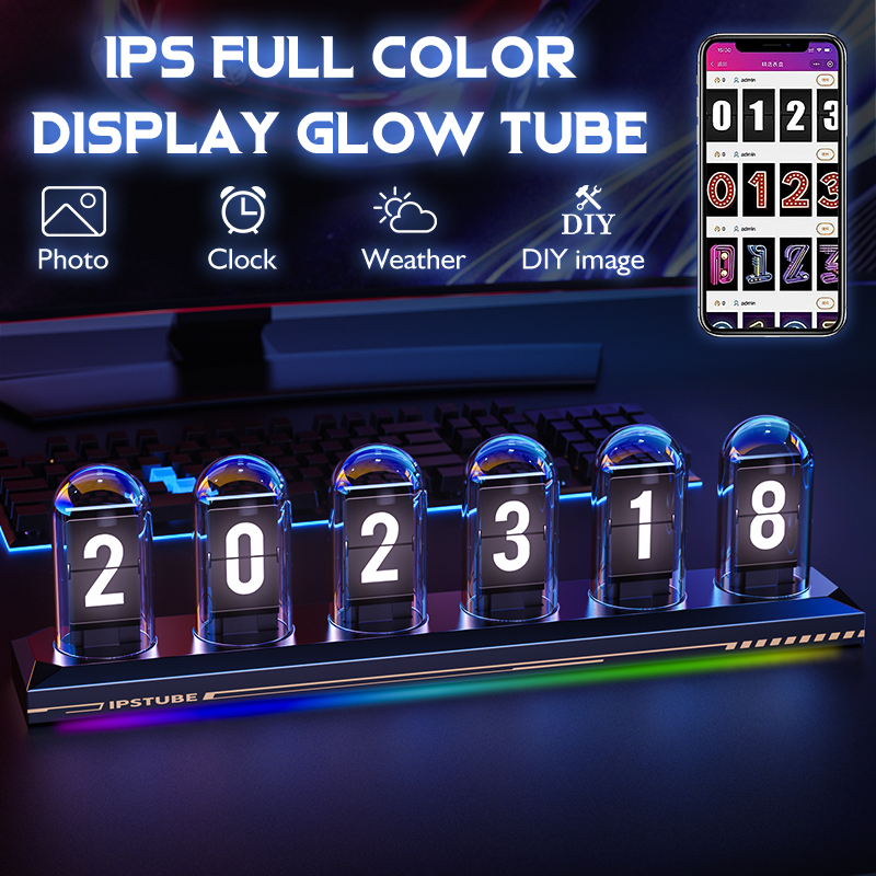 RGB Glow Tube Klok DIY IPS Kle - Diy Analog Electronics recensie en prijs