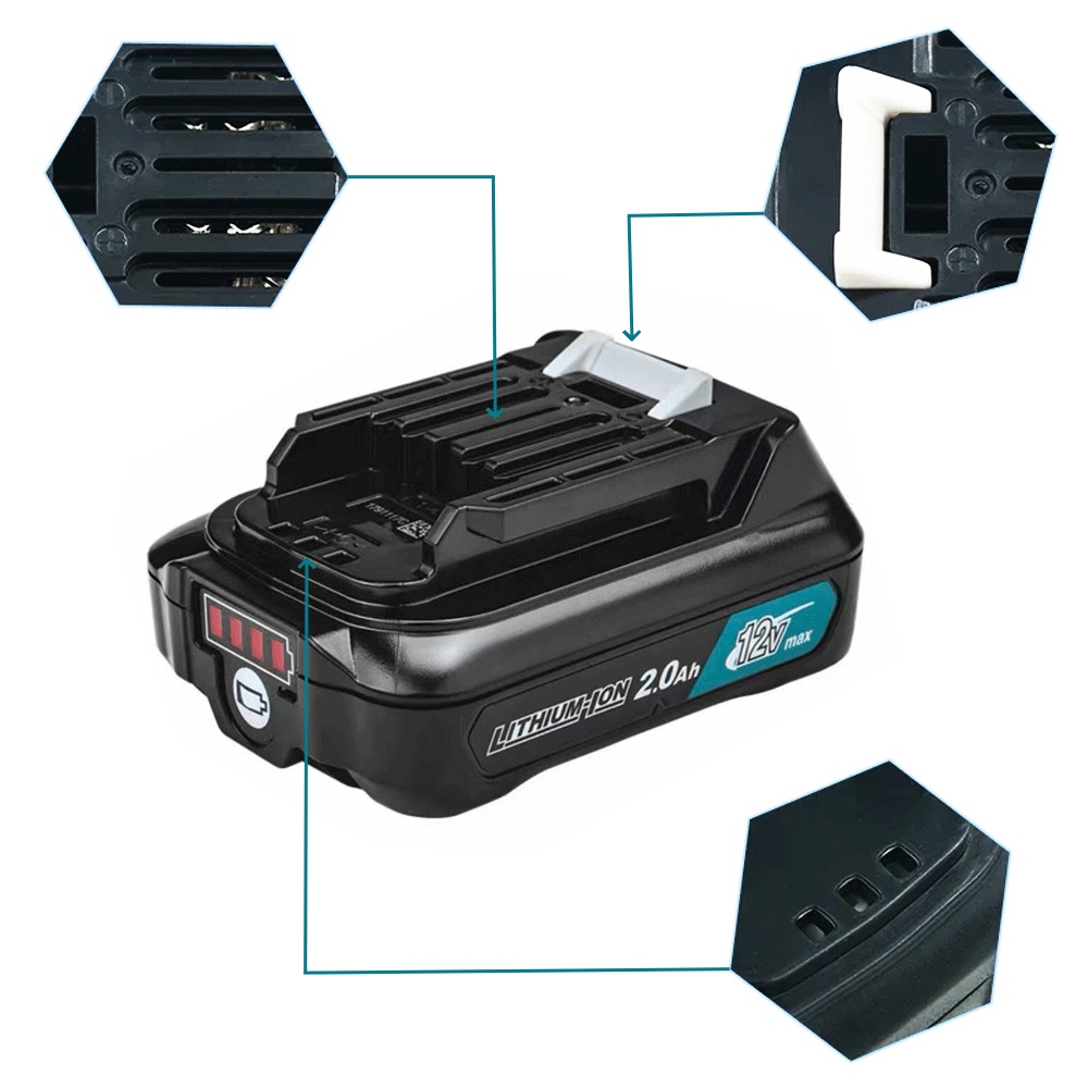 1PCS 10.8V 12V Max 2.0Ah Li-Io - Makita Drill Hp1640 recensie en prijs