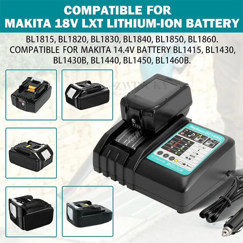 DC18RC Li-ion Batterij 3A Auto - Makita Drill Hp1640 recensie en prijs