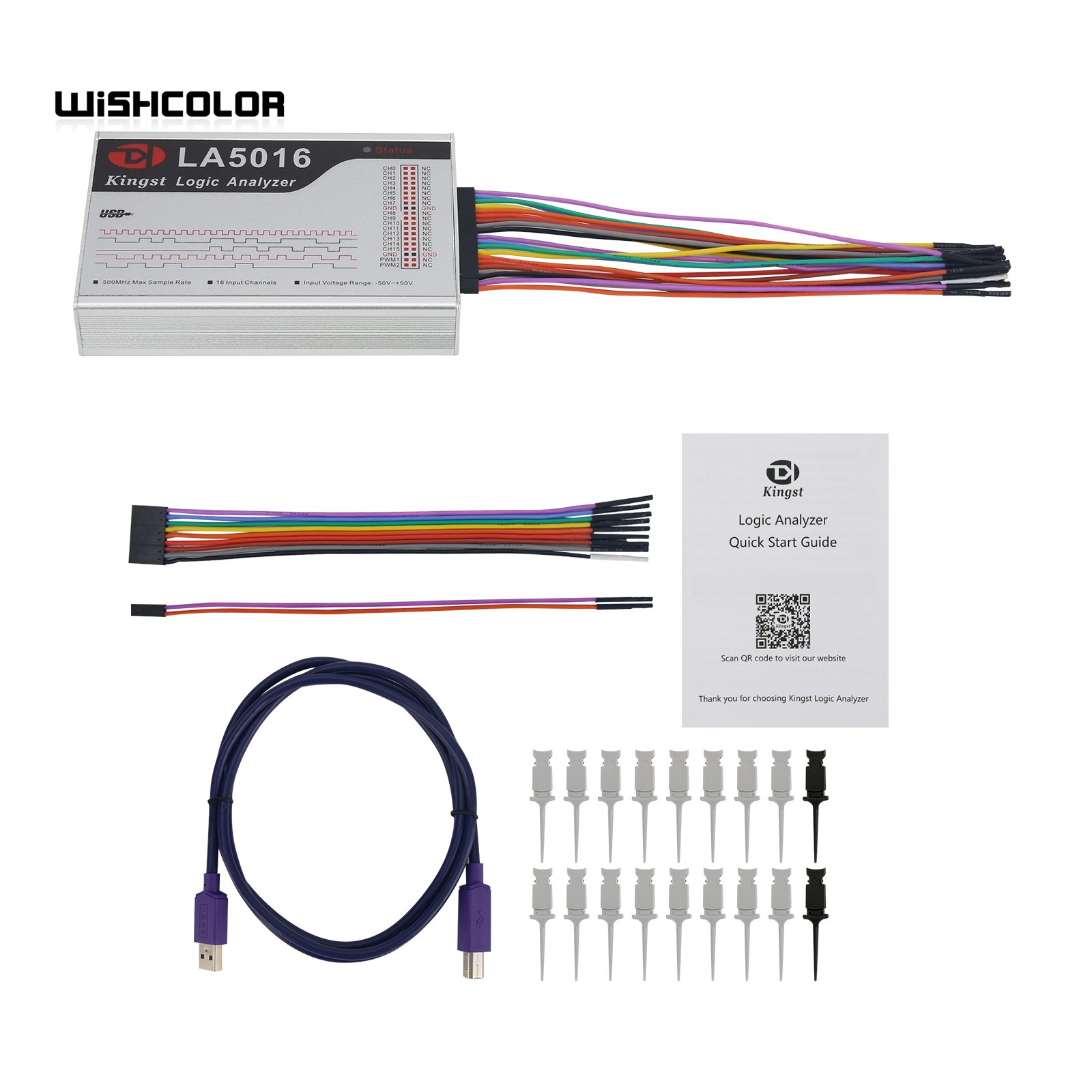 Wishcolor LA5016 USB Logic Ana - Logic Analyzer Usb recensie en prijs