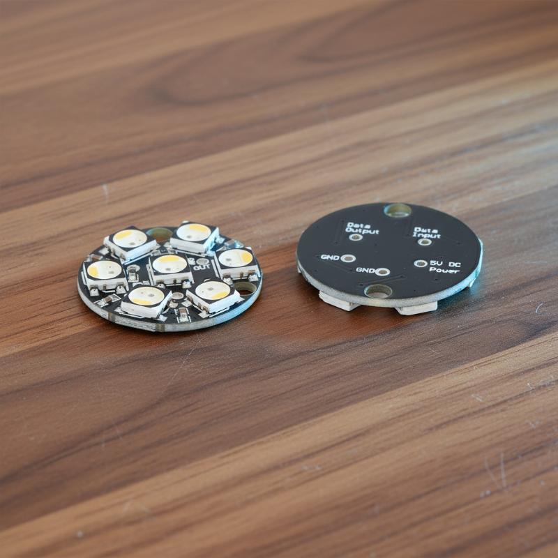 WS2812 7Bit Circulaire LED-pri - Diy Electronics Projects For Students recensie en prijs