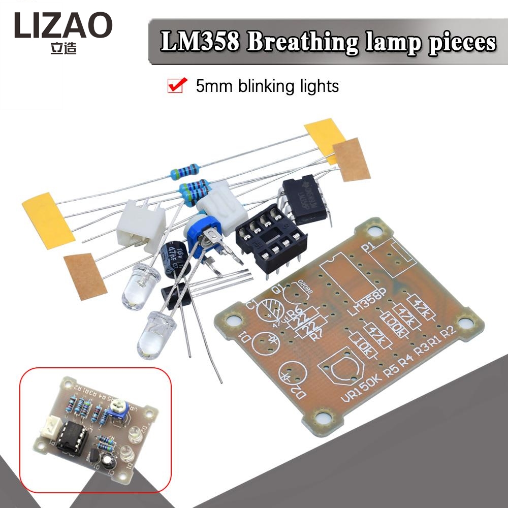 LIZAO LM358 LED-ademhalingslic - Useful Diy Electronics Projects recensie en prijs