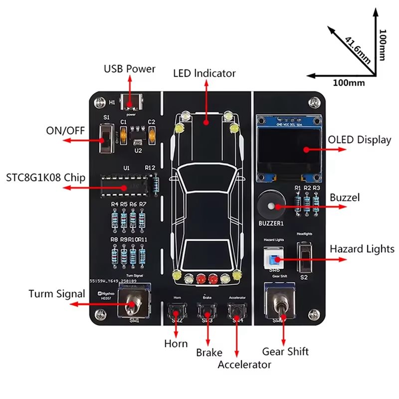 JABS-DIY Autorijsimulatie Sold - Diy Electronics Projects For Students recensie en prijs