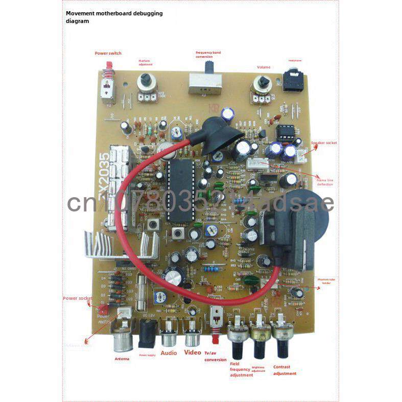 5,5 inch zwart-wit tv-moederbo - Diy Electronics Project recensie en prijs