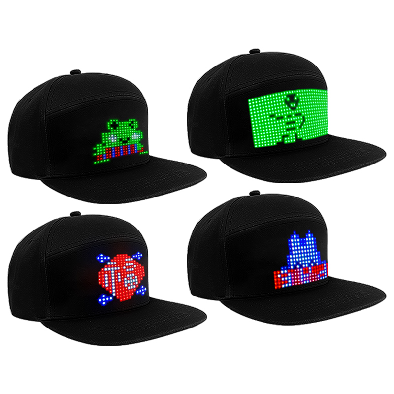 Slimme LED-lichtdisplay hoed D - Diy Electronics Logo recensie en prijs