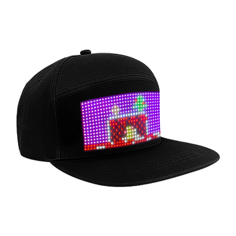 Slimme LED-lichtdisplay hoed D - Diy Electronics Logo recensie en prijs