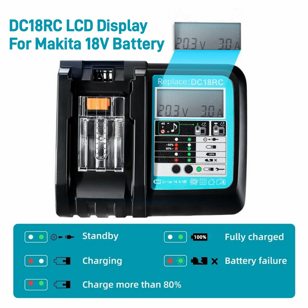 DC18RC Li-ion Batterij 3A Opla - Makita Drill Hp1640 recensie en prijs