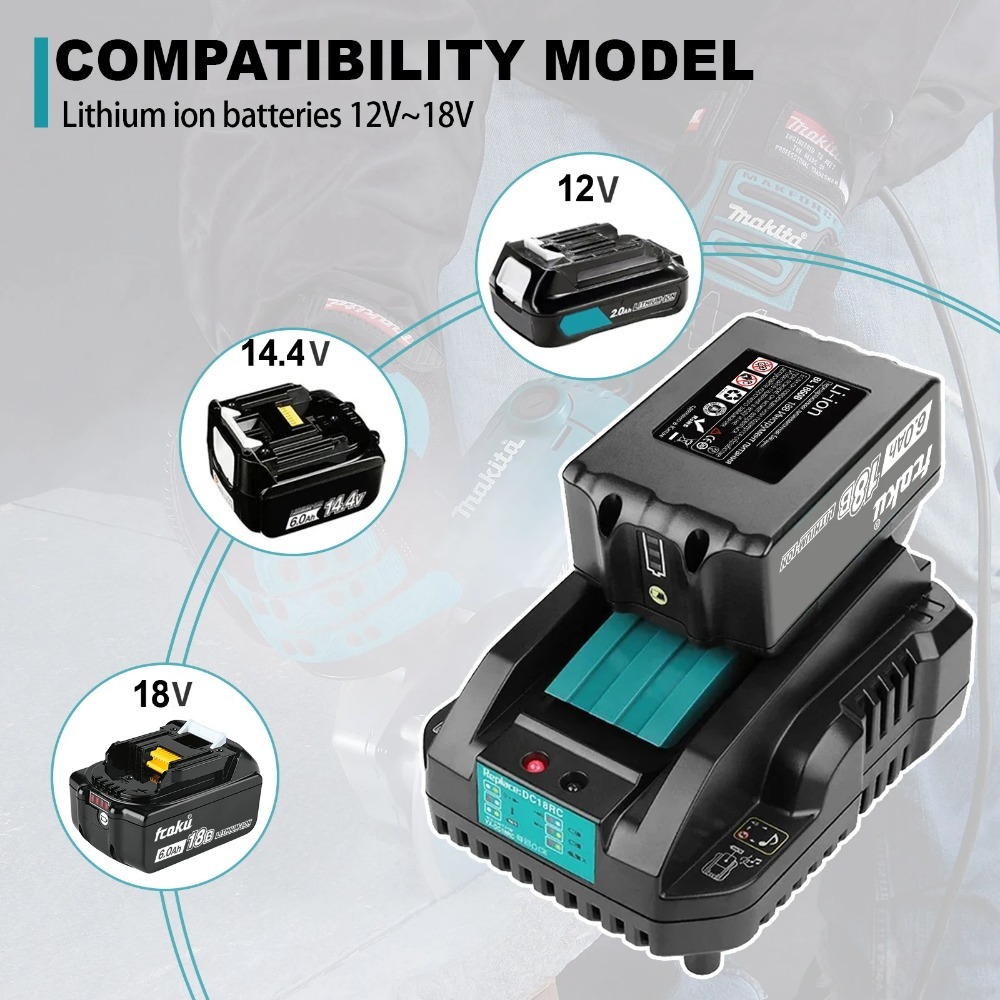 DC18RC Li-ion Batterij 3A Opla - Makita Drill Hp1640 recensie en prijs