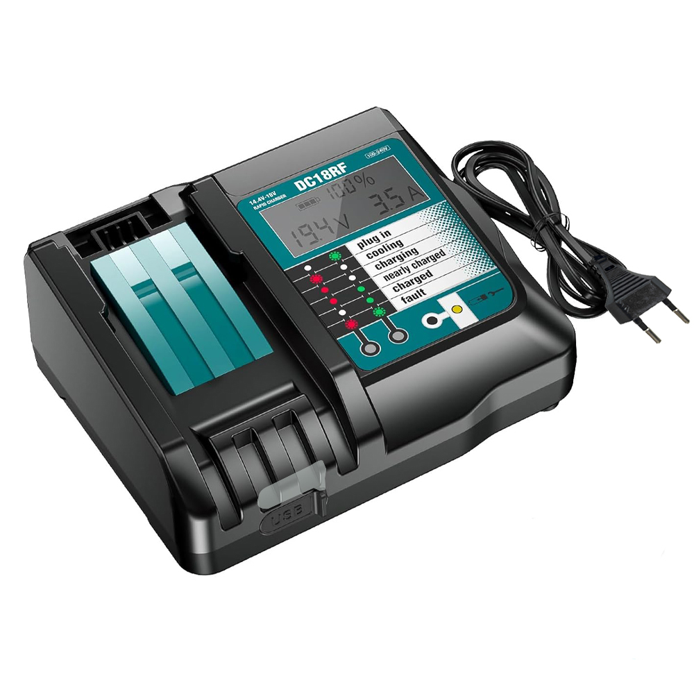 DC18RF Li-ion supersnelle opla - Makita Drill Hp1640 recensie en prijs