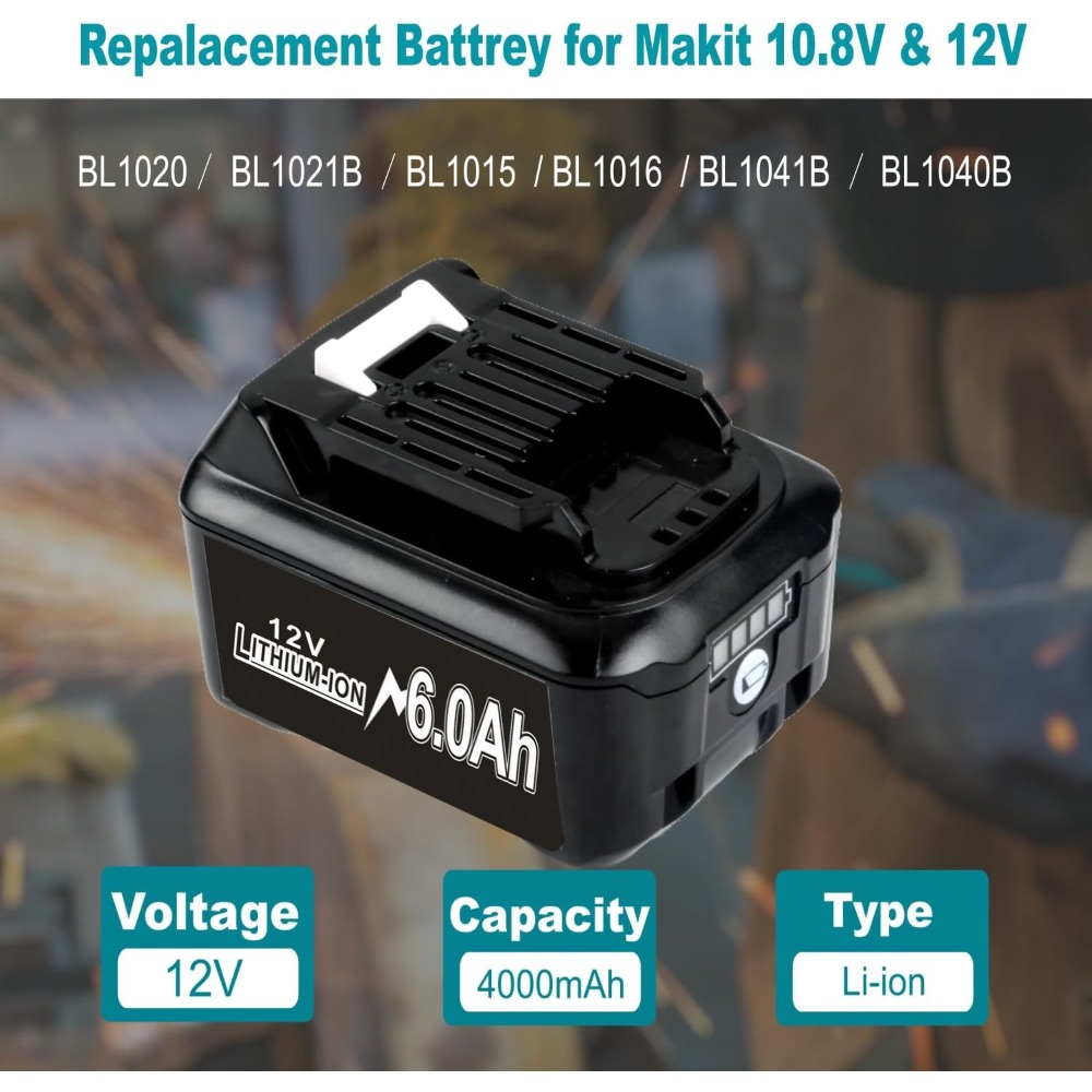 10.8V 12V 6A Oplaadbare Vervan - Makita Drill Hp1640 recensie en prijs