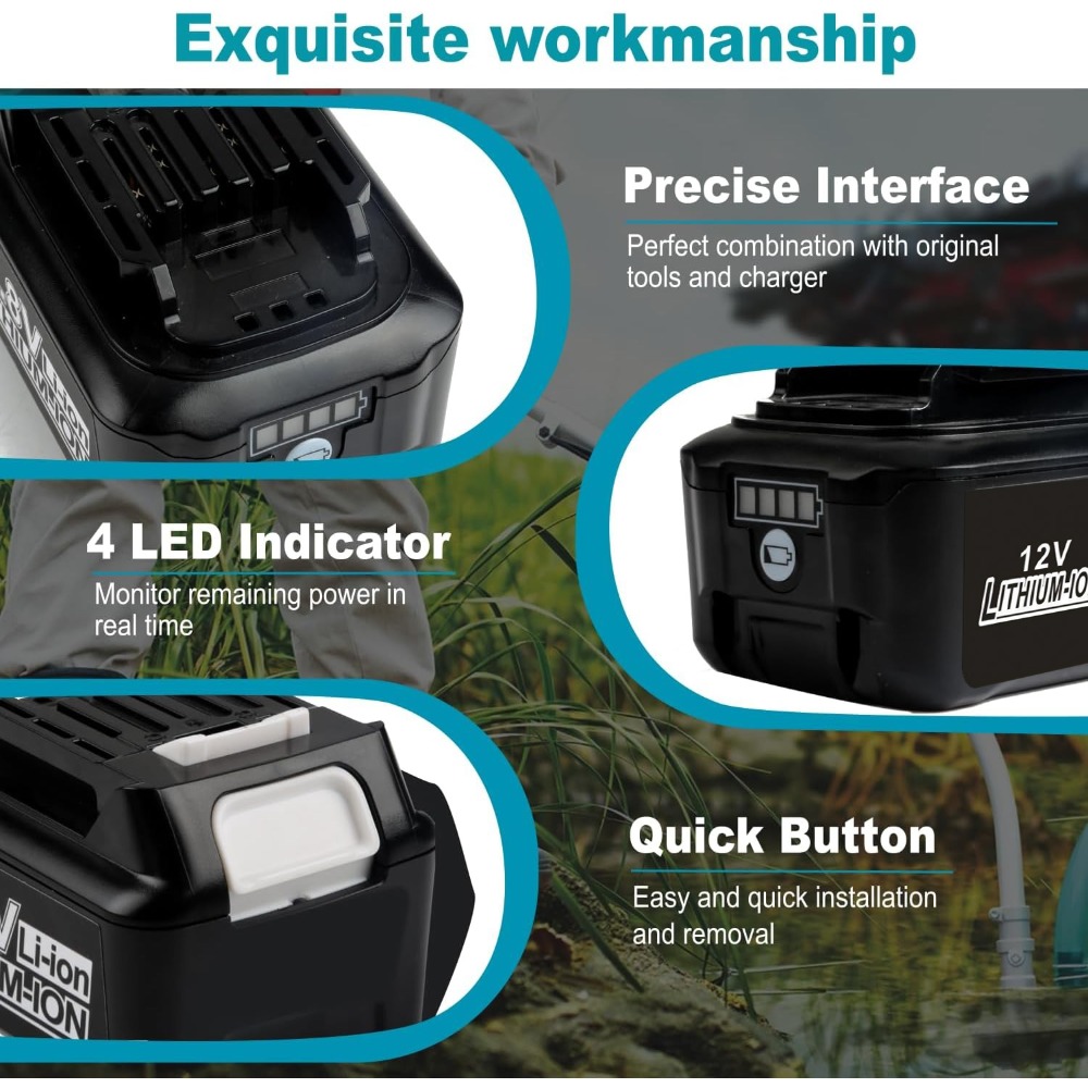 10.8V 12V 6A Oplaadbare Vervan - Makita Drill Hp1640 recensie en prijs