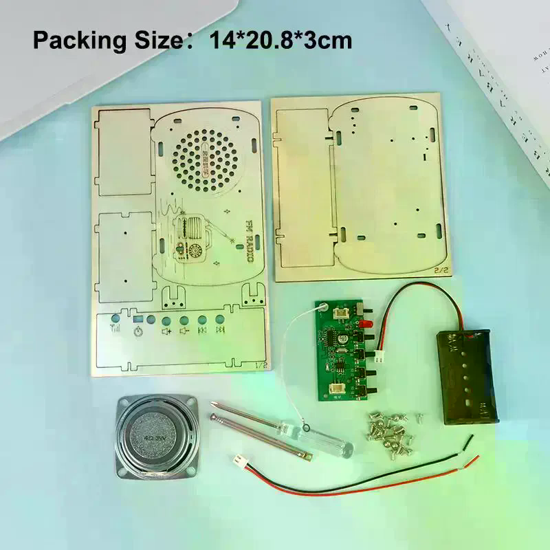 /Cna/DIY Houten FM-radiokit Vi - Diy Electronics Projects For Students recensie en prijs