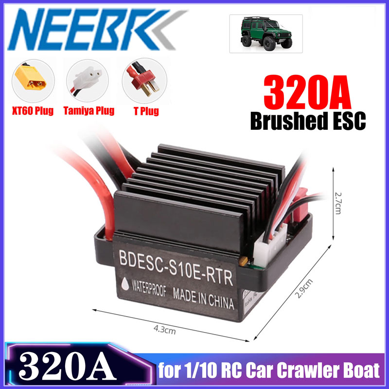 NEEBRC 320A Geborsteld ESC 60A - Diy Electronics Motor recensie en prijs